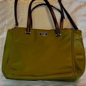 Kate Spade Olive Green Tote Bag